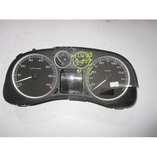 Peugeot 307 Benzinli Kilometre Saati Gösterge Paneli P9645768480E