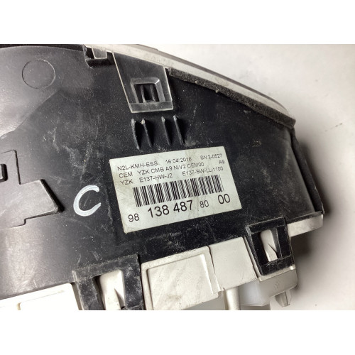 Peugeot 208 Kilometre Saati Gösterge Paneli 981384878000