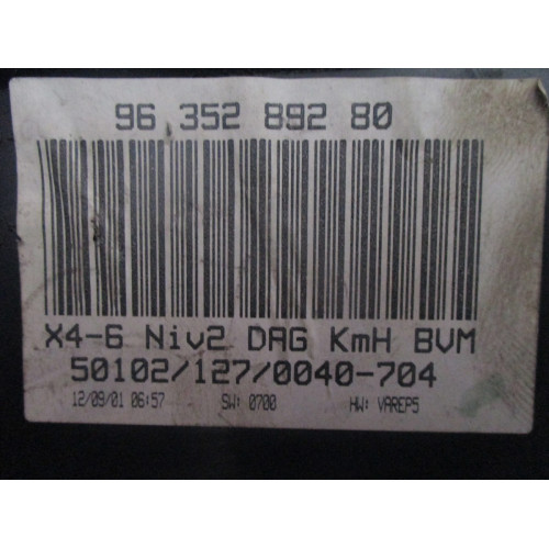 Citroen C5 Benzinli Kilometre Saati Gösterge Paneli 9635289280