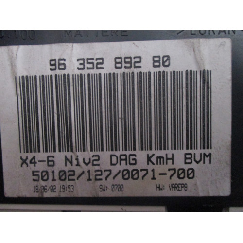 Citroen C5 Benzinli Kilometre Saati Gösterge Paneli 9635289280