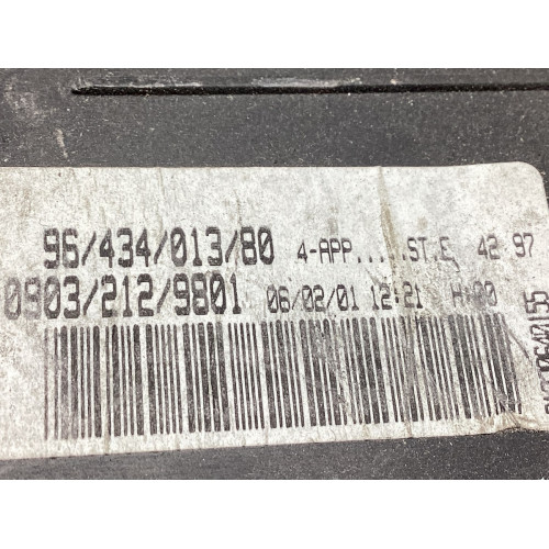 Peugeot 206 Kilometre Saati Gösterge Paneli 9643401380 09032129801 Çift Soket