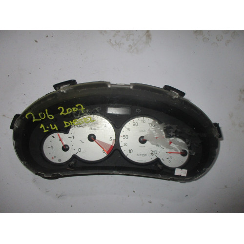 Peugeot 206 Dizel Kilometre Saati Gösterge Paneli 9659729080