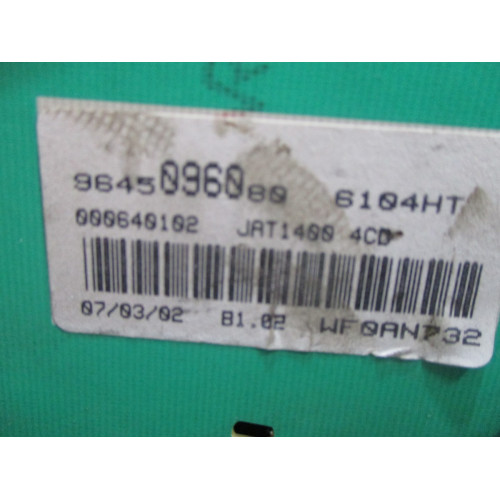 Peugeot 206 Dizel Kilometre Saati Gösterge Paneli 9645086080