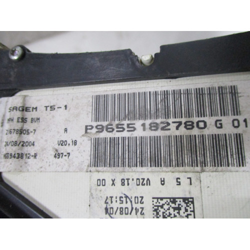 Peugeot 307 Benzinli Kilometre Saati Gösterge Paneli P9655182780 G