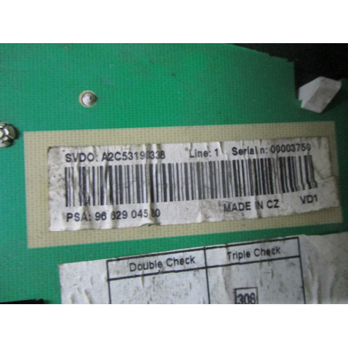 Peugeot 207 Benzinli Kilometre Saati Gösterge Paneli 9662904580