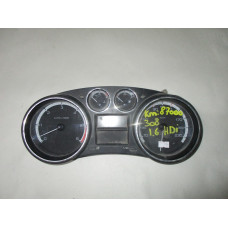 Peugeot 308 Dizel Kilometre Saati Gösterge Paneli 9665107480