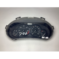 Peugeot 206 Kilometre Saati Gösterge Paneli 9643401180 09032109805 Çift Soket