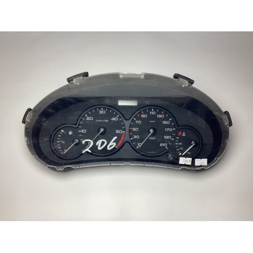 Peugeot 206 Kilometre Saati Gösterge Paneli 9643401180 09032109805 Çift Soket