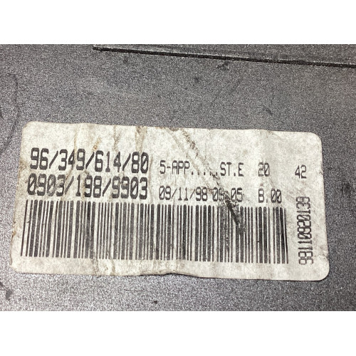Peugeot 206 Kilometre Saati Gösterge Paneli 9634961480 09031989903 Çift Soket