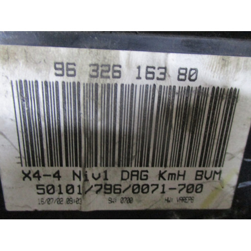 Citroen C5 Dizel Kilometre Saati Gösterge Paneli 9632616380
