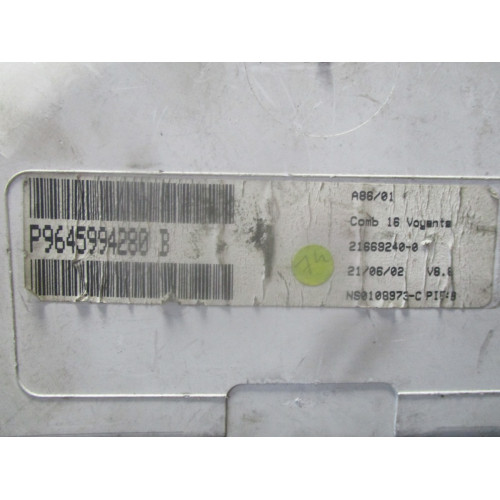 Citroen C2 C3 Kilometre Saati Gösterge Paneli P9645994280B