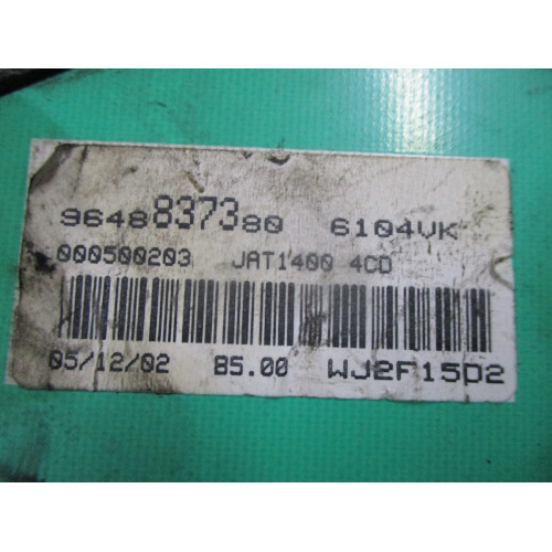 Peugeot 206 Partner Dizel Kilometre Saati Gösterge Paneli 9648837380