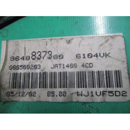 Peugeot 206 Partner Dizel Kilometre Saati Gösterge Paneli 9648837380