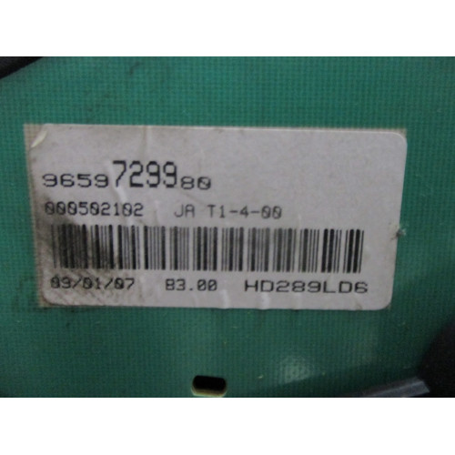 Peugeot 206 Benzinli Kilometre Saati Gösterge Paneli 9659729980