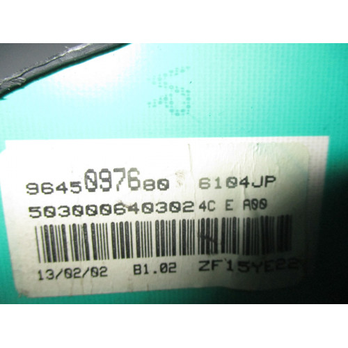Peugeot 206 Benzinli Kilometre Saati Gösterge Paneli 9651740980