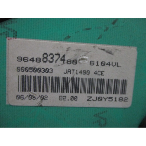 Peugeot Partner Citroen Berlingo Benzinli Kilometre Saati Gösterge Paneli 9648837480
