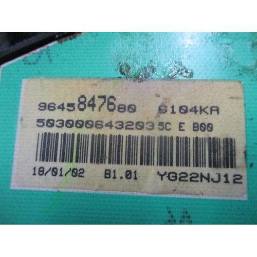 Peugeot 206 Benzinli Kilometre Saati Gösterge Paneli 9645847680