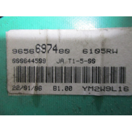 Peugeot 206 Benzinli Kilometre Saati Gösterge Paneli 9656697480