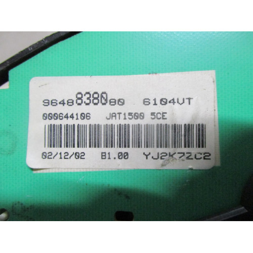 Peugeot 206 Benzinli Kilometre Saati Gösterge Paneli 9648838080