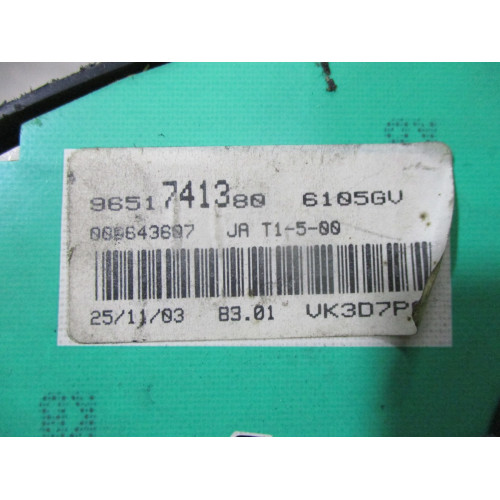 Peugeot 206 Benzinli Kilometre Saati Gösterge Paneli 9651741380