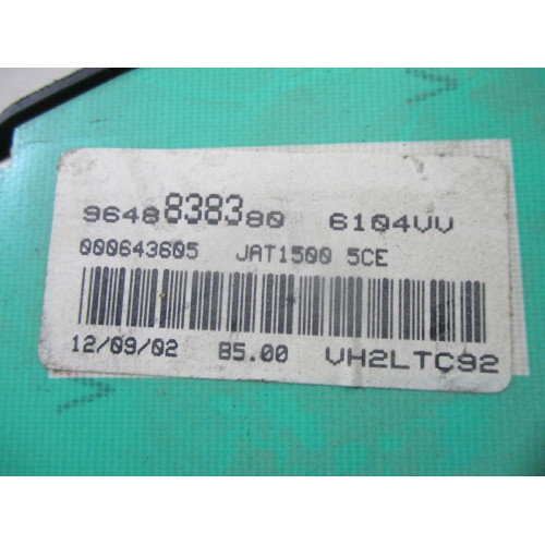 Peugeot 206 Benzinli Kilometre Saati Gösterge Paneli 9648838380