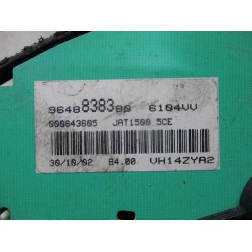 Peugeot 206 Benzinli Kilometre Saati Gösterge Paneli 9648838380