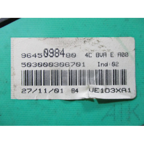 Peugeot 206 OTOMATİK Benzinli Kilometre Saati Gösterge Paneli 9645098480