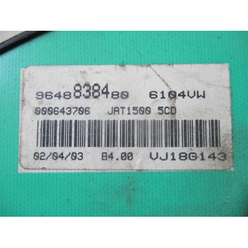 Peugeot 206 Benzinli Kilometre Saati Gösterge Paneli 9648838480
