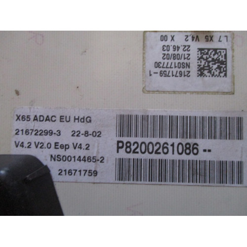 Renault Clio 2 Benzinli Kilometre Saati Gösterge Paneli P8200261086