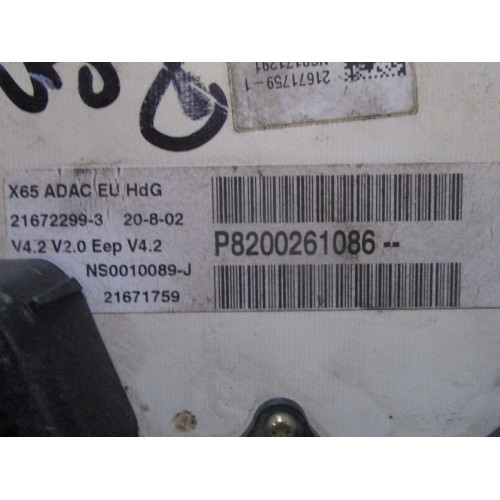 Renault Clio 2 Benzinli Kilometre Saati Gösterge Paneli P8200261086