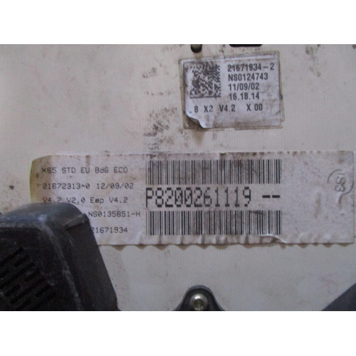 Renault Clio 2 Benzinli Kilometre Saati Gösterge Paneli P820026119