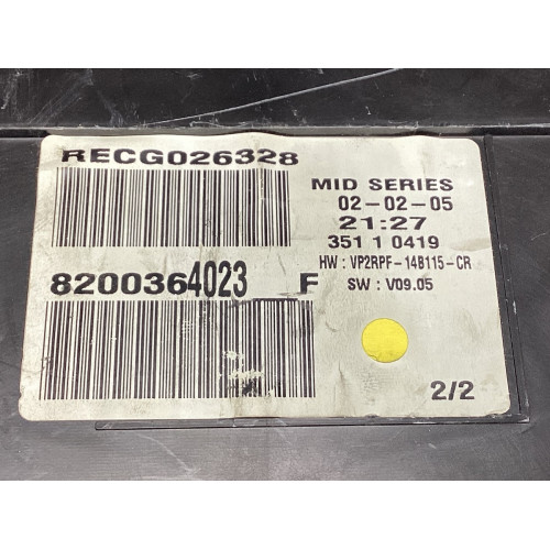 Renault Megane 2 Otomatik Kilometre Saati Gösterge Paneli 8200364023F VP2RPF-14B115-CR