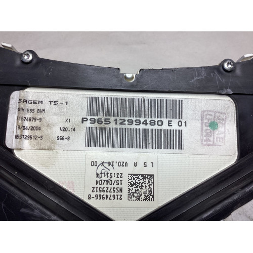 Peugeot 307 Benzinli Kilometre Saati Gösterge Paneli P9651299480E