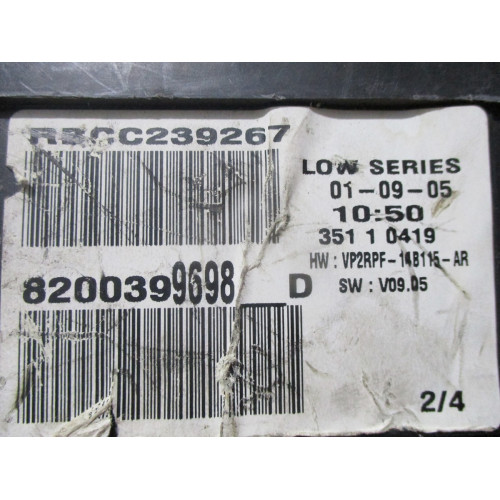 Renault Megane 2 Benzinli Kilometre Saati Gösterge Paneli 8200399698 D