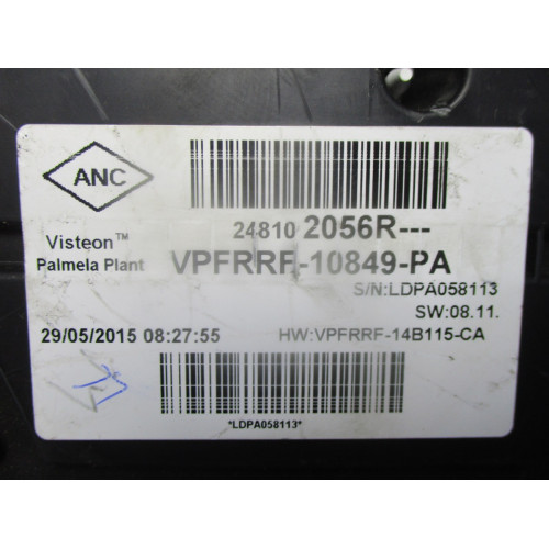 Renault Captur Dizel Kilometre Saati Gösterge Panel 248102056R