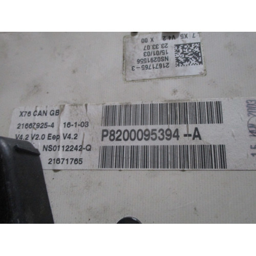 Renault Kangoo Benzinli Kilometre Saati Gösterge Paneli P8200095394-A