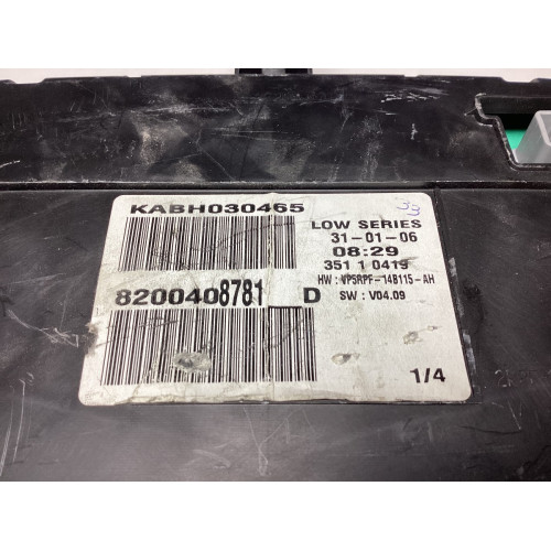 Renault Megane 2 Manuel Kilometre Saati Gösterge Paneli 8200408781D VP5RPF-14B115-AH