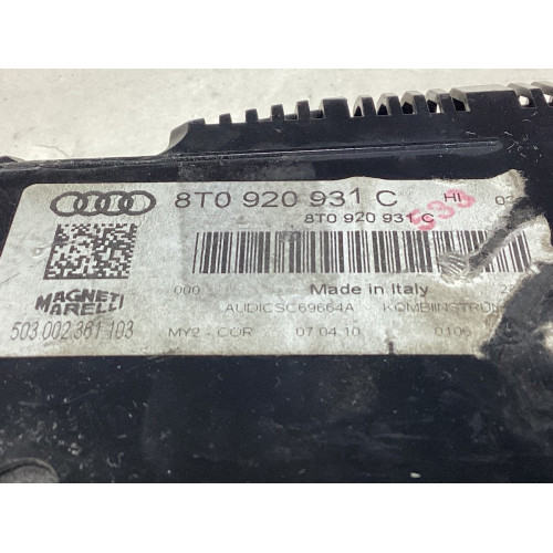 Audi A5 Kilometre Saati Gösterge Paneli 8T0920931C