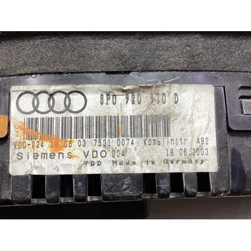 Audi A3 Kilometre Saati Gösterge Paneli 8P0920930D