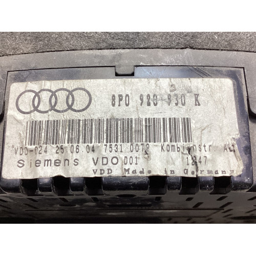 Z Audi A3 Kilometre Saati Gösterge Paneli 8P0920930K