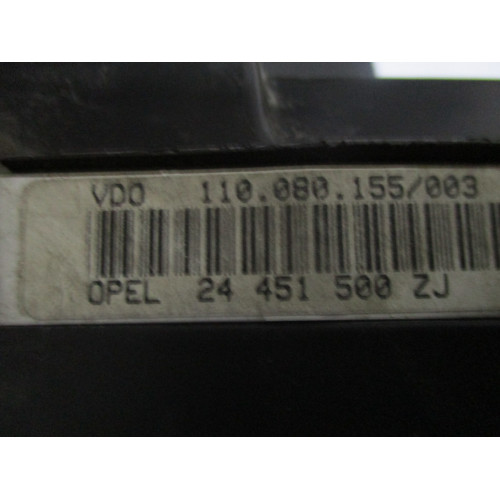 Opel Astra G Dizel Kilometre Saati Gösterge Paneli 24451500ZJ