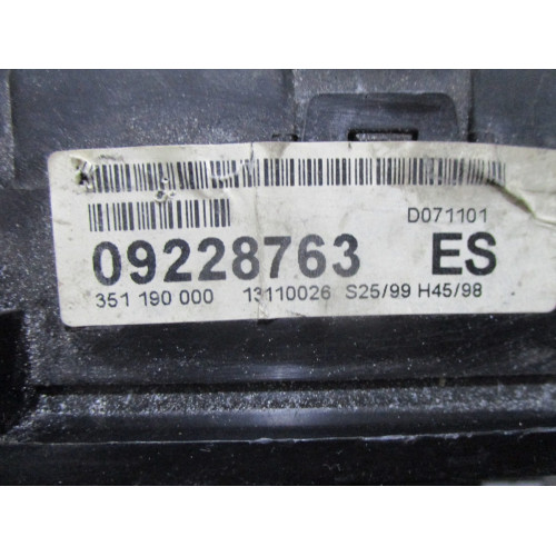 Opel Zafira A Benzinli Kilometre Saati Gösterge Paneli 09228763ES