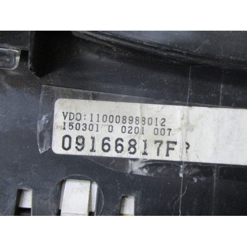 Opel Corsa C Benzinli Kilometre Saati Gösterge Paneli 09166817FR