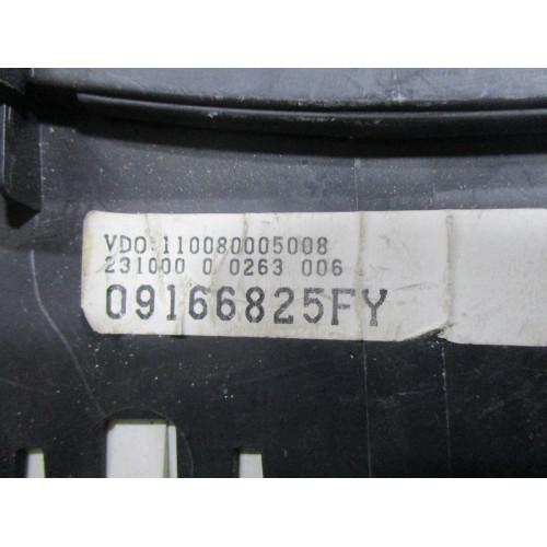 Opel Corsa C Benzinli Kilometre Saati Gösterge Paneli 09166825FY