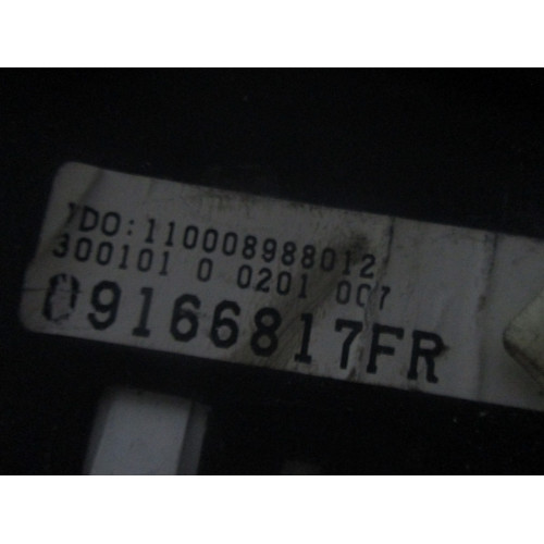 Opel Corsa C Benzinli Kilometre Saati Gösterge Paneli 09166817FR