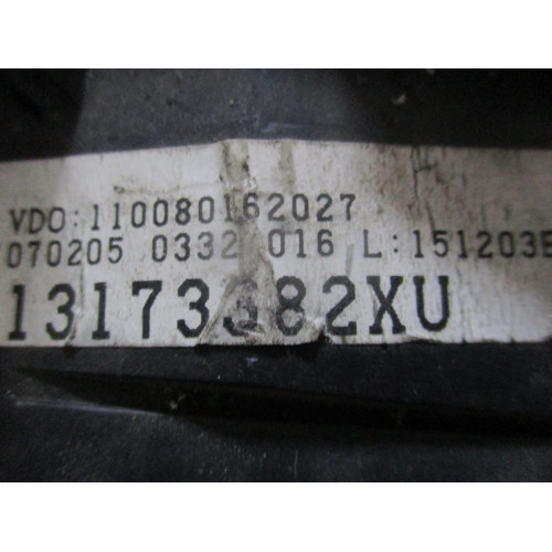 Opel Meriva A Benzinli Kilometre Saati Gösterge Paneli 13173382XU