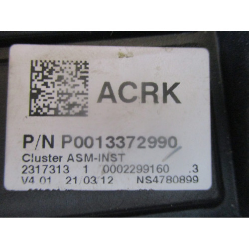 Vauxhall Opel Corsa D Kilometre Saati Gösterge Paneli P0013372990