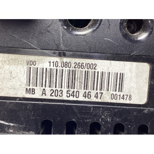 Mercedes C Class W203 Kilometre Saati Gösterge Paneli A2035404647 110080266