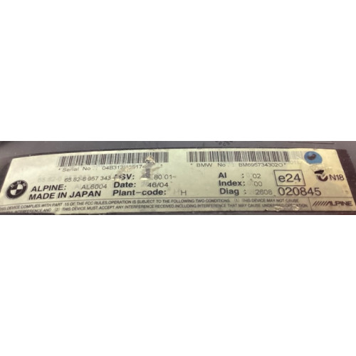 BMW E60 Navigasyon Göstergesi 65.82-6957343