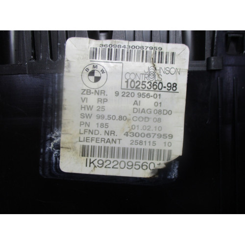 Bmw X1 3 Serisi Kilometre Saati Gösterge Paneli 9220956-01  258115 10